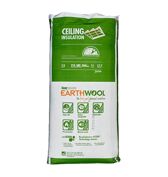 Knauf Earthwool® Ceiling Insulation Batts