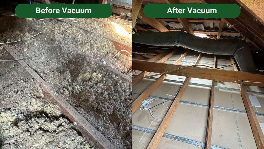 remove old insulation